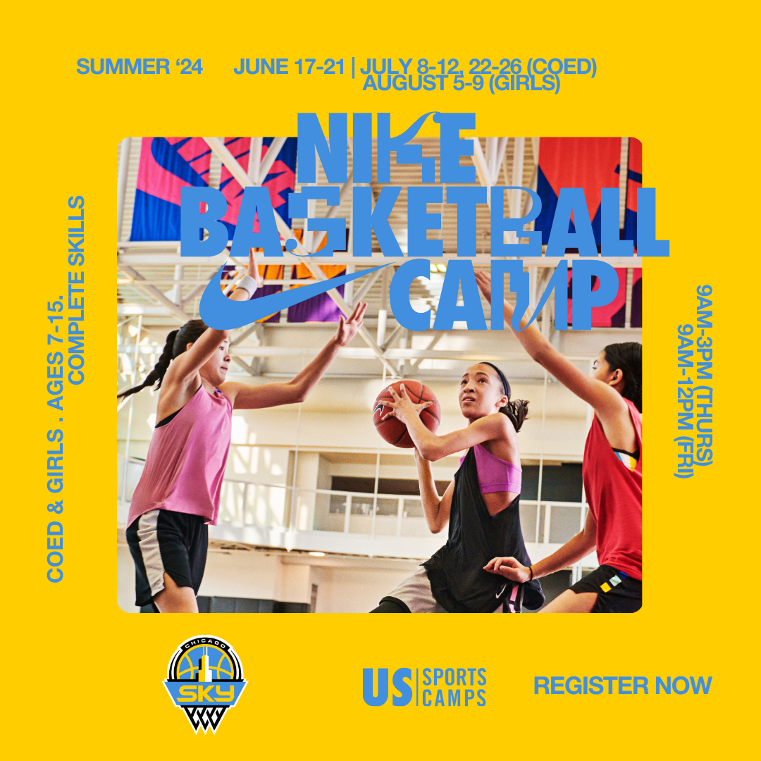 Chicago Sky Announce 2024 Nike Basketball Camps with Chicago Sky